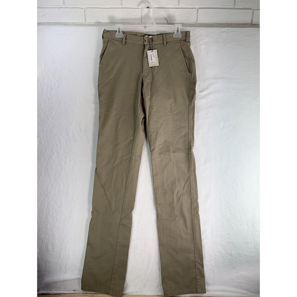 Peter Millar Pants Mens 30 Khaki Pima‎ Cotton Stretch Chino Golf Casual